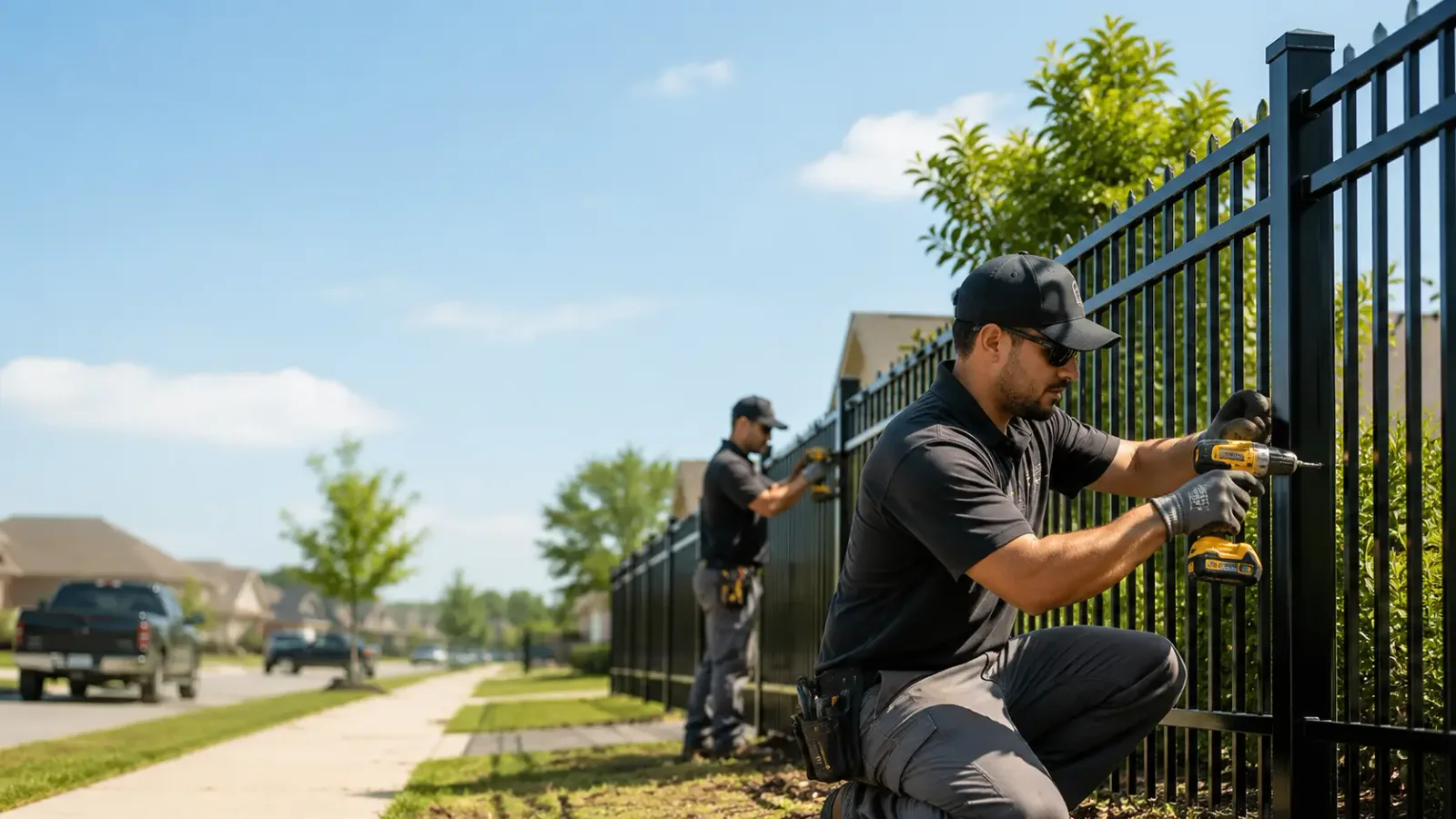 Metal Fence Installation in Wildwood, MO